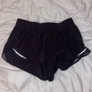 Black Hotty Hot Lululemon shorts